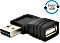 DeLOCK EASY-USB 2.0 adapter, USB-A [wtyczka] na USB-A [gniazdko], vertikal łamany 90° (65522)