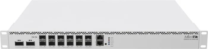 MikroTik RouterBOARD router, 1x RJ-45, 12x SFP28, 2x QSFP28, 1U
