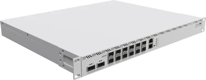 MikroTik RouterBOARD router, 1x RJ-45, 12x SFP28, 2x QSFP28, 1U