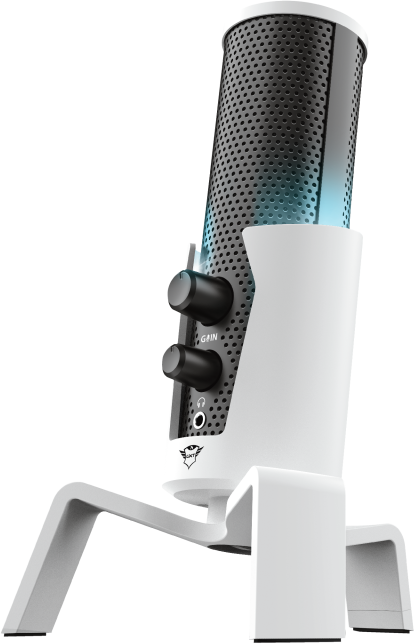 Trust GXT 258W Fyru – Mikrofon – USB – weiß – für Sony PlayStation 4, Sony PlayStation 4 Pro, Sony PlayStation 4 Slim, Sony PlayStation 5 (24257)