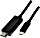 LogiLink USB-C 3.1 [Stecker] auf HDMI [Stecker] 4K 60Hz Adapterkabel schwarz, 1.8m (UA0329)