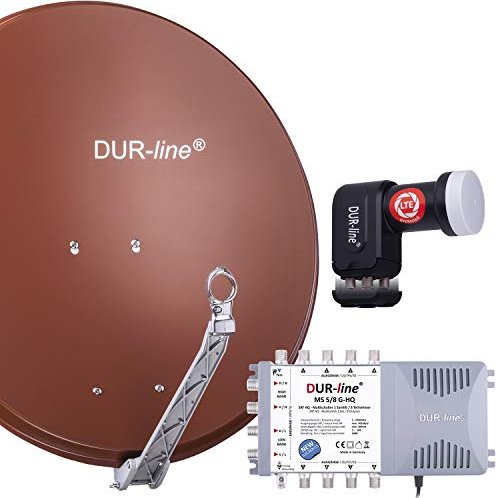 Dura-Sat Dur-line Select 75/80 G + MS5/8 + LNB - 8 Teilnehmer Set