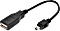 Assmann USB 2.0 przewód mini-B/gniazdko A, 0.2m (AK-300310-002-S)