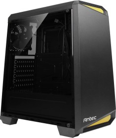Antec NX100 schwarz/gelb, Acrylfenster