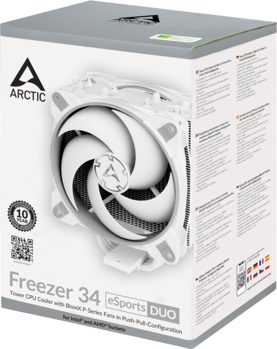 Arctic Freezer 34 eSports DUO grau/weiß