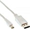 InLine DisplayPort/mini DisplayPort przewód biały, 1m (17131)