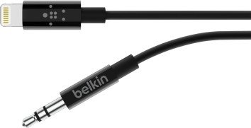 Belkin Adapterkabel 3.5mm-Klinke/Lightning 0.90m schwarz