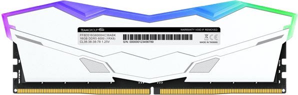 TeamGroup T-Force DELTAα RGB biały DIMM Kit 32GB, DDR5-6000, CL38-38-38-78, on-die ECC