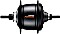Shimano Nexus 8-Gang 36-Loch Getriebenabe schwarz (SG-C6001-8D)