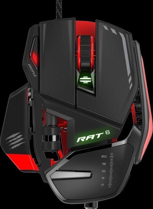 MadCatz R.A.T. 6 Laser Gaming Mouse, PixArt ADNS 9800, USB