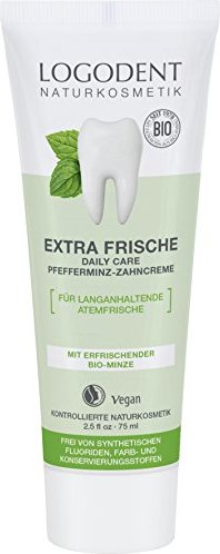 Logona Logodent Extra Frische Daily Care Pfefferminz Zahncreme, 75ml