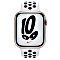 Apple Watch Nike Series 7 (GPS) 45mm Aluminium Polarstern mit Sportarmband Pure Platinum/schwarz Vorschaubild