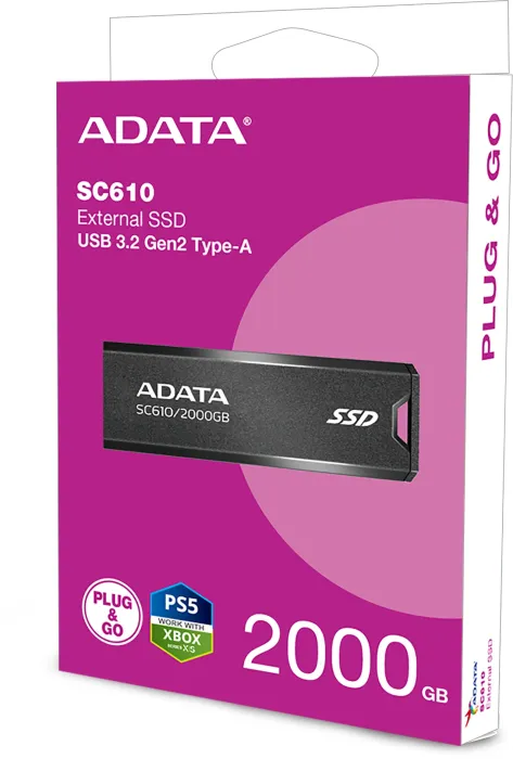ADATA SC610 2TB, USB-A 3.1