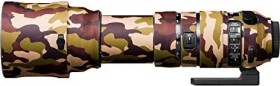 EasyCover Objektivschutz für Sigma 150-600mm f/5-6.3 DG OS HSM Sport braun camouflage