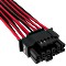Corsair PSU Cable Type 4 - 600W PCIe 5.0 12VHPWR, 2x 8-Pin PCIe Stecker auf 16-Pin PCIe 5.0 12VHPWR Stecker, Adapterkabel, Premium Individually Sleeved, rot/schwarz, 65cm Vorschaubild