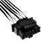 Corsair PSU Cable Type 4 - 600W PCIe 5.0 12VHPWR, 2x 8-Pin PCIe Stecker auf 16-Pin PCIe 5.0 12VHPWR Stecker, Adapterkabel, Premium Individually Sleeved, weiß/schwarz, 65cm Vorschaubild