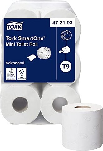 Tork SmartOne Toilettenpapier Klopapier WC Papier 2 lagig  weiß 