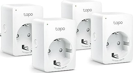 TP-Link Tapo P100, Smart-Steckdose, 4er-Pack
