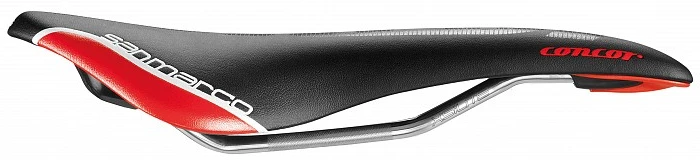Selle San Marco Concor Racing Team couleur noir/vert fluo