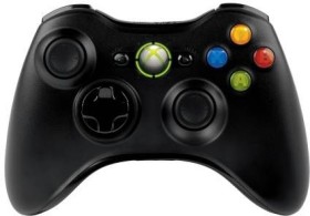 Microsoft Xbox 360 Controller Wireless schwarz (Xbox 360)