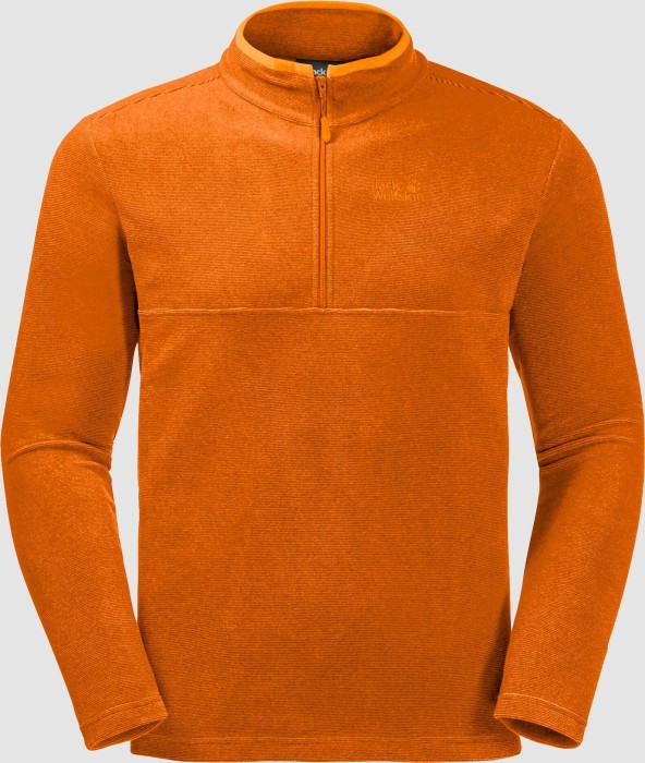 Jack Wolfskin Arco Shirt langarm rusty orange stripes (Herren)