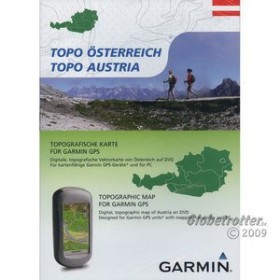 Garmin Digitale Karten auf CD - Topografische Karte Österreich V2