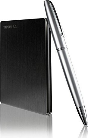 Toshiba Canvio Slim czarny 1TB, USB 3.0 Micro-B