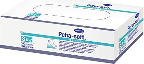Hartmann Peha-soft Latex powderfree Einweghandschuhe S, 100 Stück