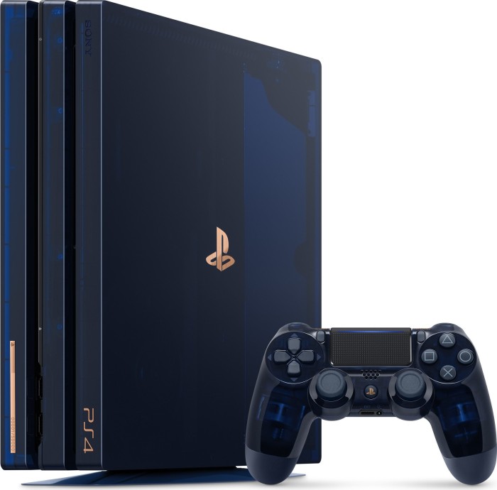 Sony PlayStation 4 Pro - 2TB 500 Million Limited Edition blau