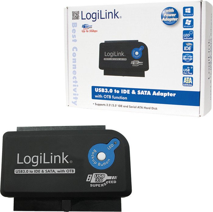 LogiLink IDE/SATA auf USB 3.0 Adapter