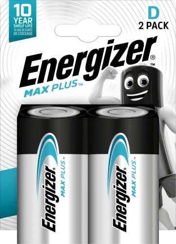 Energizer Max Plus Mono D, 2er-Pack