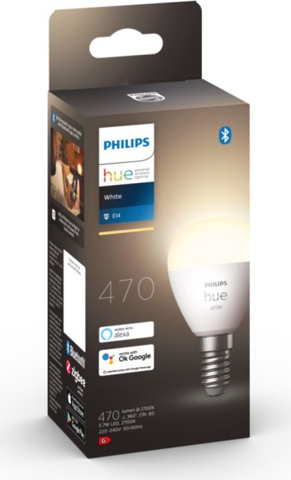 Philips Hue White 470 LED-Bulb E14 5.7W/827