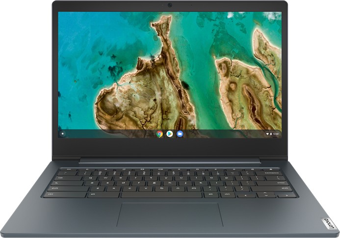 Lenovo IdeaPad 3 Chromebook 35,6 cm (14 Zoll, 1920×1080, Full HD, entspiegelt) Ultraslim Notebook (Intel Celeron N4020, 4GB RAM, 64GB eMMC, Intel UHD-Grafik 600, ChromeOS) dunkelblau