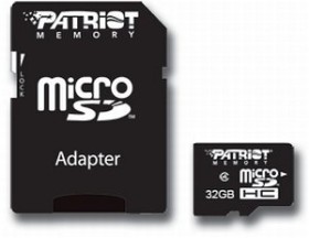microSDHC 32GB Kit Class 4