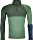 Ortovox 230 Competition Zip Neck Shirt langarm green isar blend (Herren) (85780)