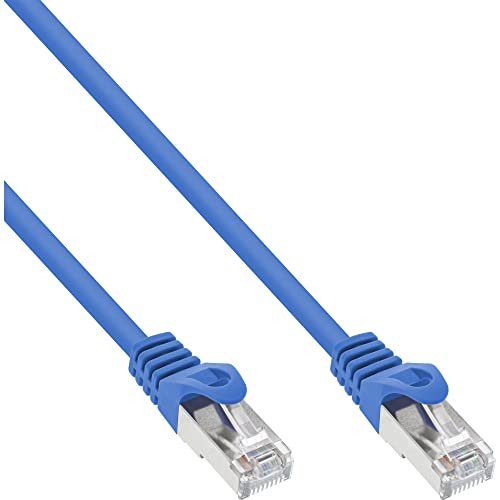 InLine kabel patch, Cat5e, F/UTP, RJ-45/RJ-45, 3m, niebieski