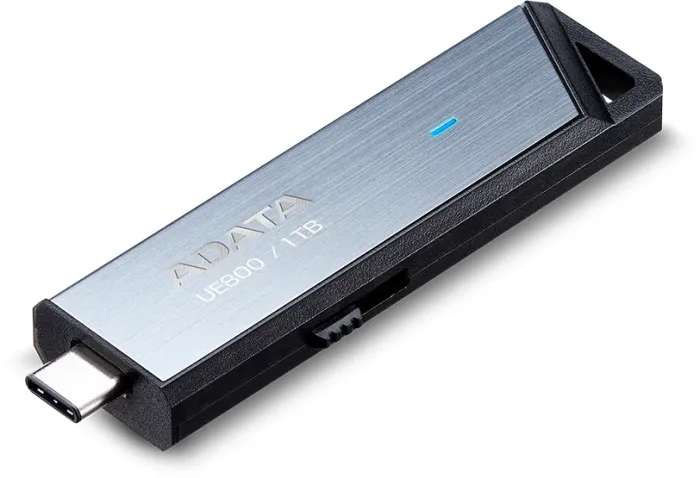 ADATA UE800 silber 1TB, USB-C 3.1