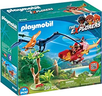 playmobil The Explorers - Helikopter mit Flugsaurier