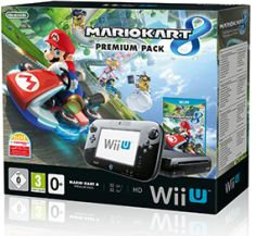Nintendo Wii U Premium Pack - 32GB Mario Kart 8 Bundle schwarz