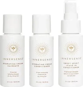 Innersense Travel Trio Hydrate Shampoo 59.15ml + Conditioner 59.15ml + Spray 59.15ml Geschenkset