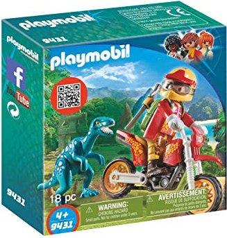 playmobil The Explorers - Motocross-Bike mit Raptor