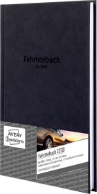 Avery-Zweckform Fahrtenbuch mit Jahresabrechnung Formularbuch A5, Hardcover, 48 Blatt