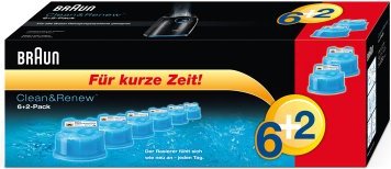 Braun CCR 6+2 Clean&Renew Lemonfresh Reinigungskartusche ab € 49,90 (2024)