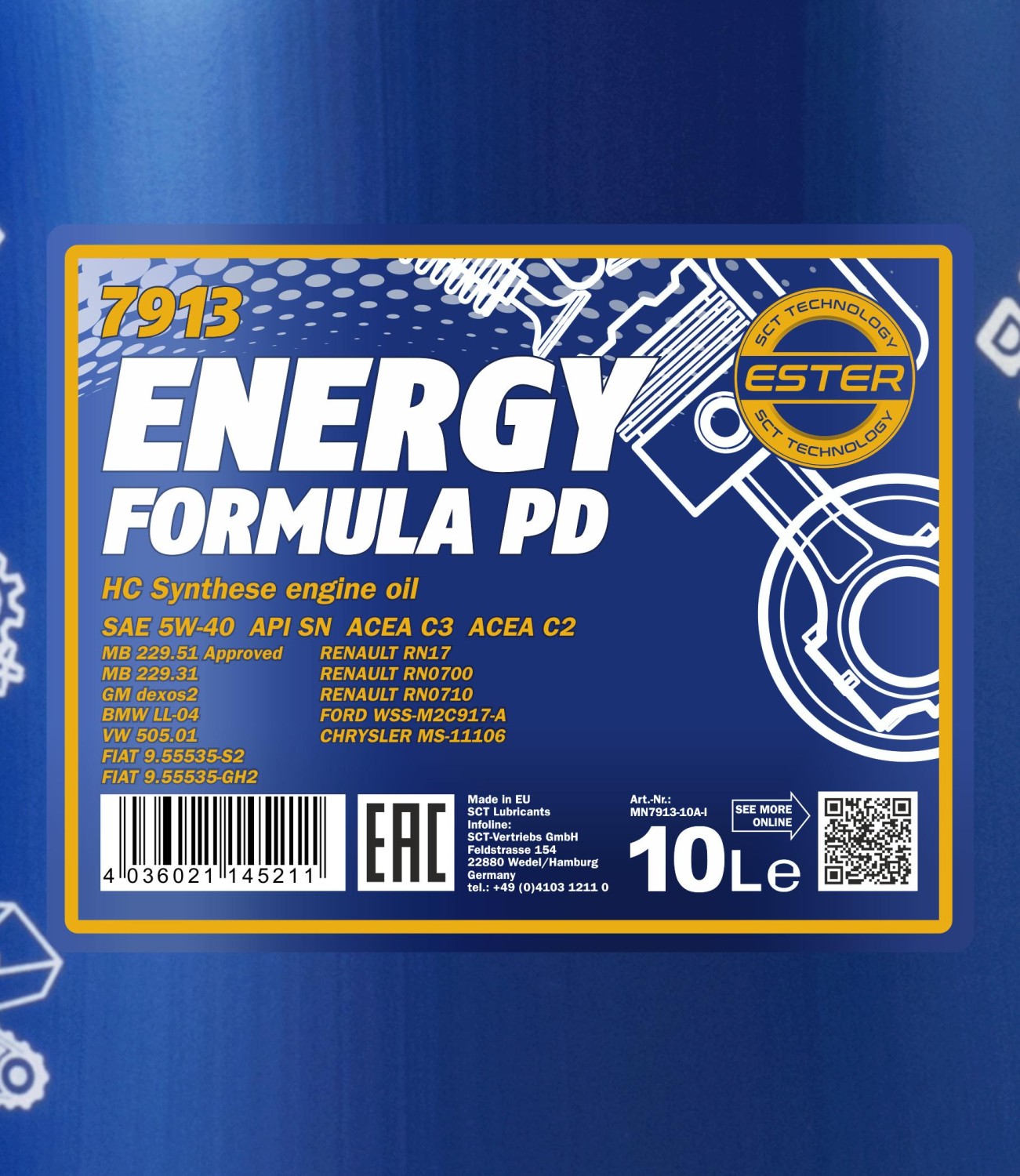 Mannol Energy Formula PD 5W-40 10l ab € 35,58 (2024