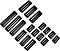 Corsair Premium Type 4 cable Comb kit - Gen4, black, Kabelkammset, 17-pack (CP-8920257)