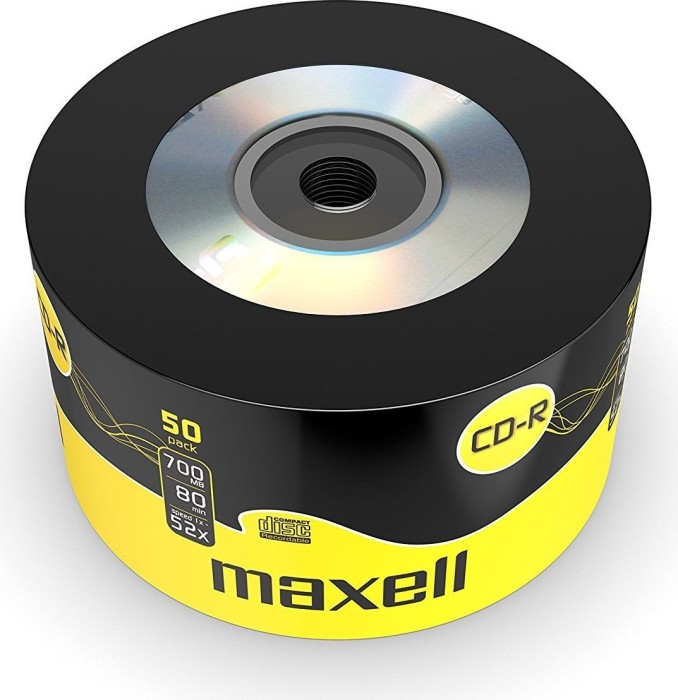 Maxell CD-R 80min/700MB 52x, Shrink, 50er-Pack