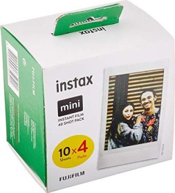 Fujifilm instax mini White Frame Sofortbildfilm, 40 Aufnahmen