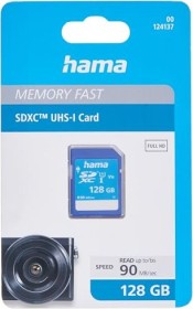 Hama HighSpeed R80 SDXC 128GB, UHS-I, Class 10