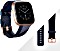 Fitbit Versa 2 Special Edition Aktivitäts-Tracker navy pink woven/copper rose aluminium (FB507RGNV)