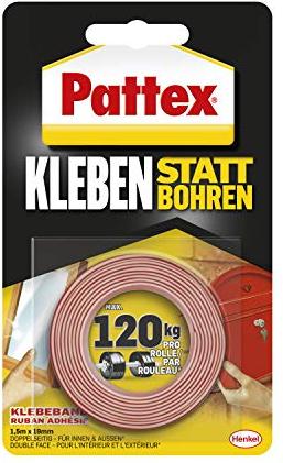 Pattex Kleben statt Bohren Klebeband ab € 4,38 (2024